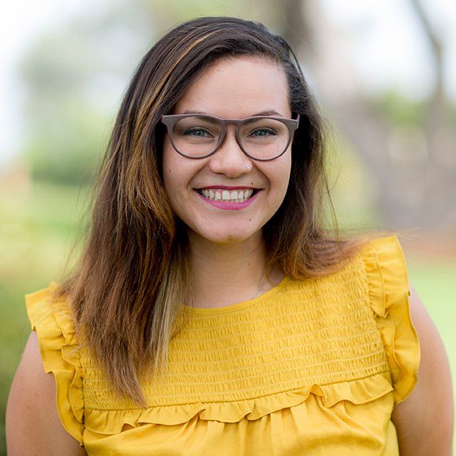 A headshot of Lexii Ibarra - UGA Admissions Counselor - smiling